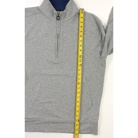 B Draddy Mens 1/4 Zip Pullover Performance Harding Park Golf Gray Sz Medium - Picture 12 of 16
